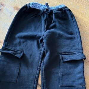 Zara Kids Black Joggers with Pockets